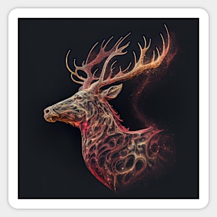 Stag Wisps 06 Sticker